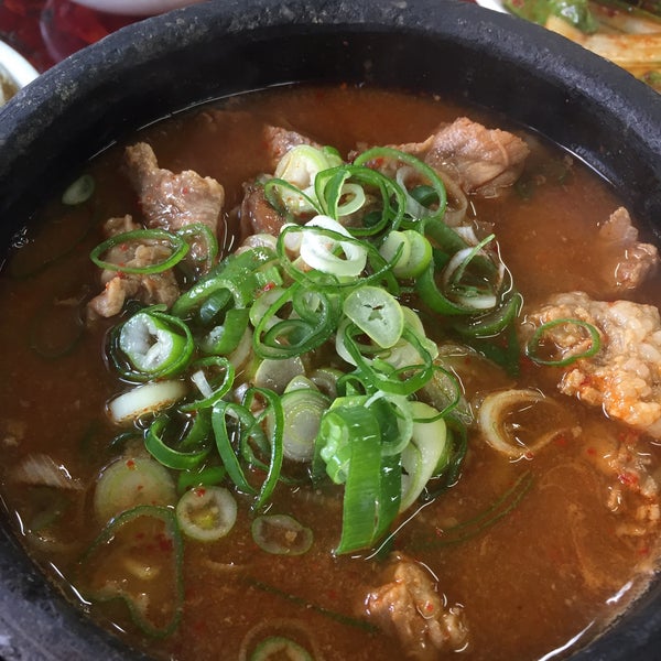 마포집숯불돼지갈비 - 강동구에서 바비큐 전문점일에서의 사진