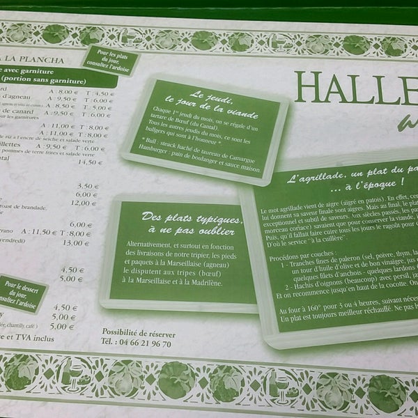 Halles Auberge - 2 tips