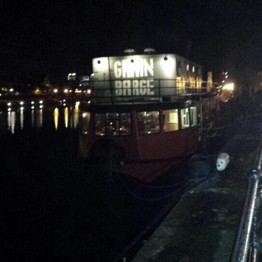 The Grain Barge Bar in Bristol