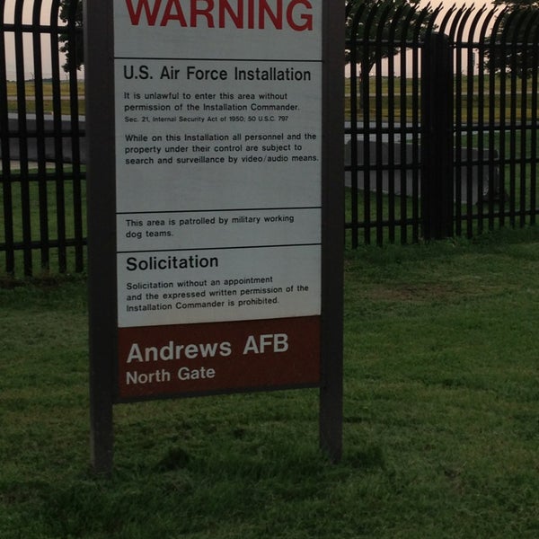 Andrews AFB North Gate 3 tips from 274 visitors