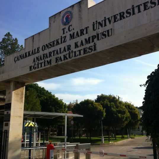 Eğitim Fakültesi Çanakkale Onsekiz Mart Üniversitesi Anafartalar