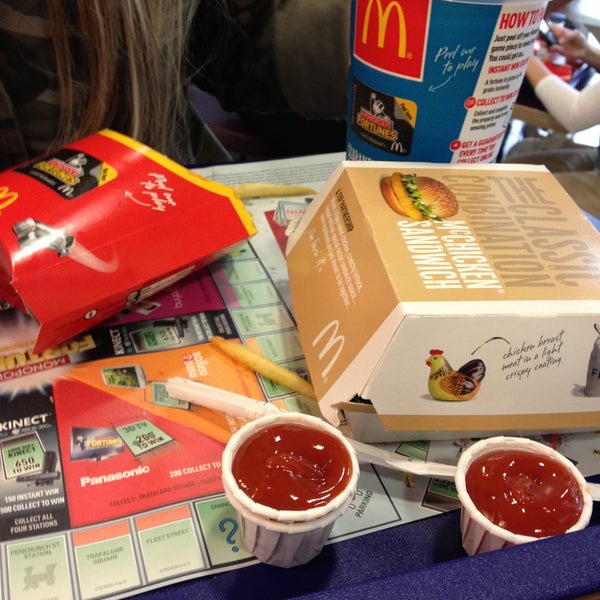 McDonald's Fast Food Restaurant in Central Brighton