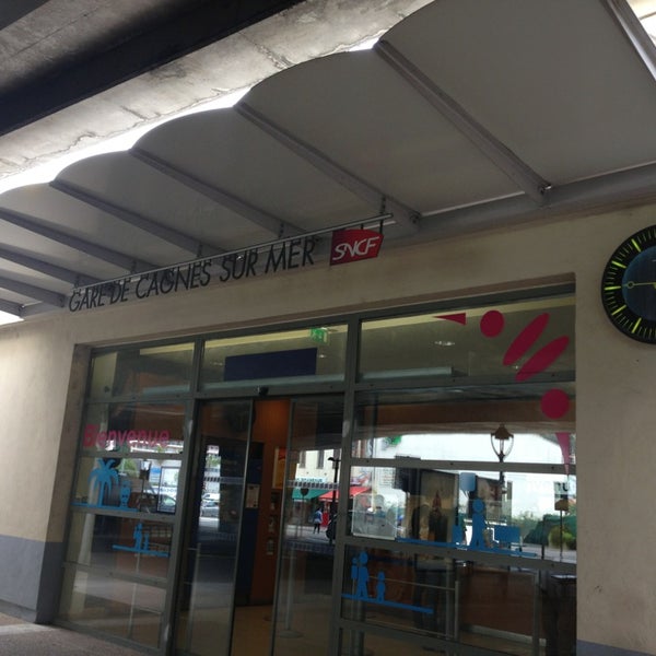 Gare SNCF de CagnessurMer 2 conseils de 527 visiteurs