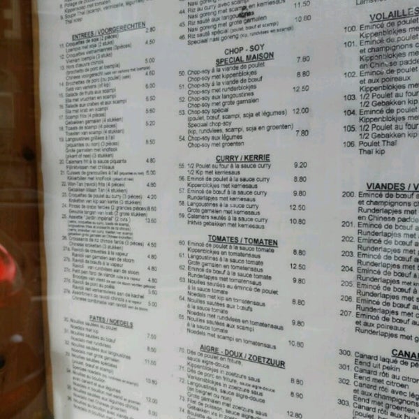 Restaurant Chinois General Menu Restaurant Chinois General Menu