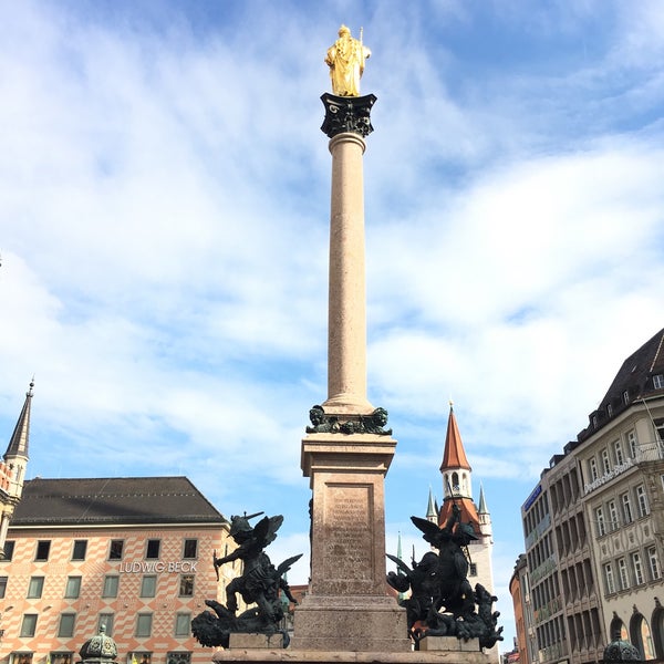 Mariensäule - Altstadt - München, Bayern