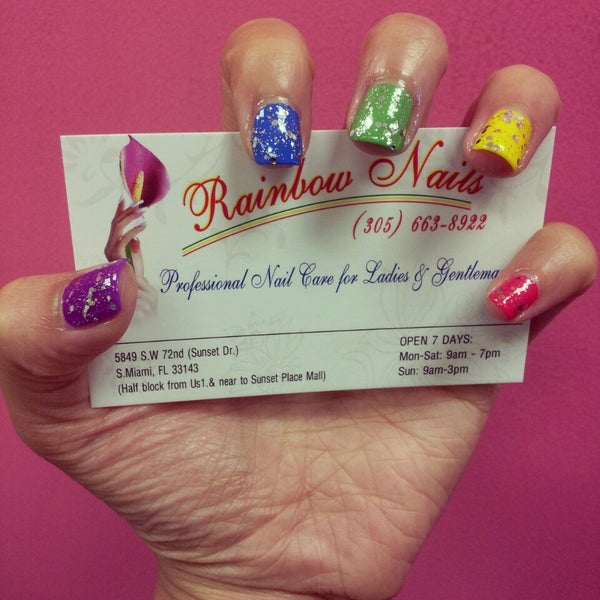 Rainbow Nails Miami Fl