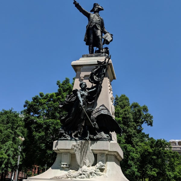 Rochambeau Statue - Northwest Washington - Pennsylvania Ave NW