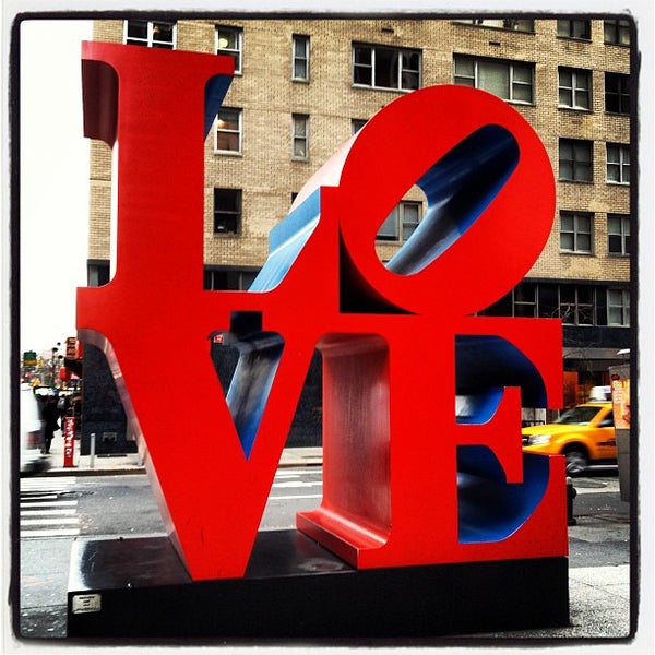 LOVE Sculpture By Robert Indiana - Theater District - 59 Tips From 6843 ...