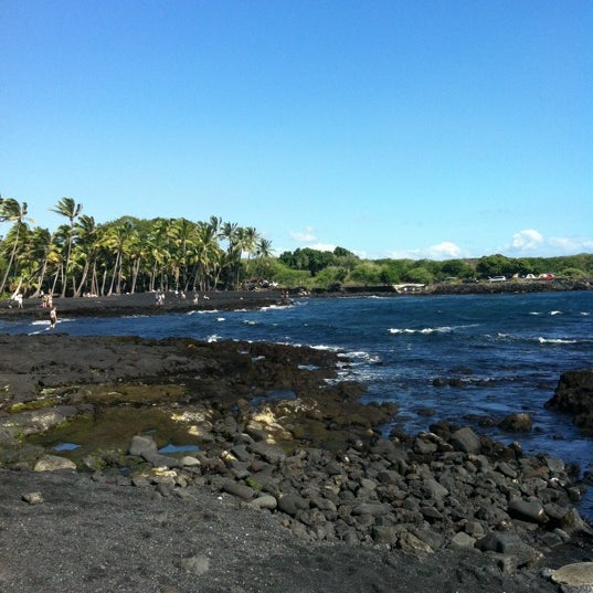 Punalu'u Black Sand Beach - Pāhala, HI