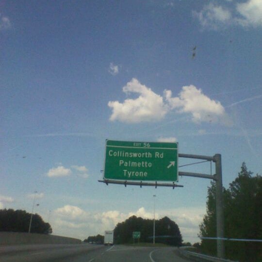 Interstate 85 Exit 56 Intersection in Palmetto