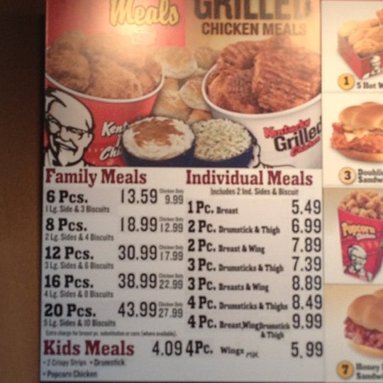 Does kfc accept ticket restaurant coupons
