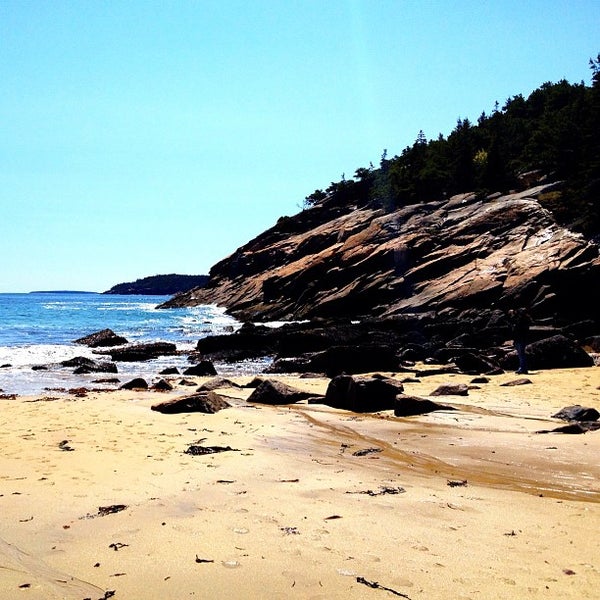 Beach on me. Camden Maine Sandy Beach.