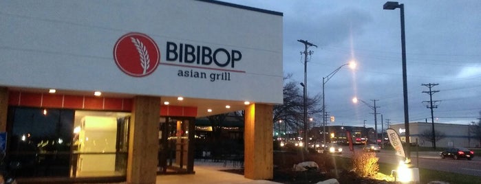 BIBIBOP Asian Grill is one of Locais salvos de Bill.