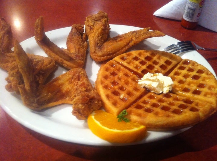 Gladys Knight's Signature Chicken & Waffles at 529 Peachtree St NE