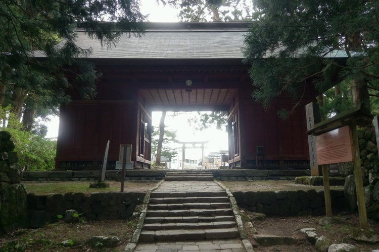 羽黒山 随神門 旧仁王門 山形県 こころから