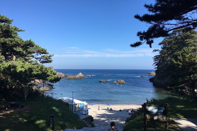 石白川海水浴場 いしじろがわかいすいよくじょう 東京都 こころから