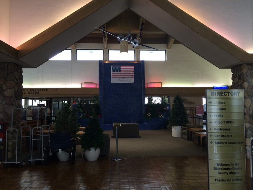 RHI United States Rhinelander Oneida County Airport Airport Flight