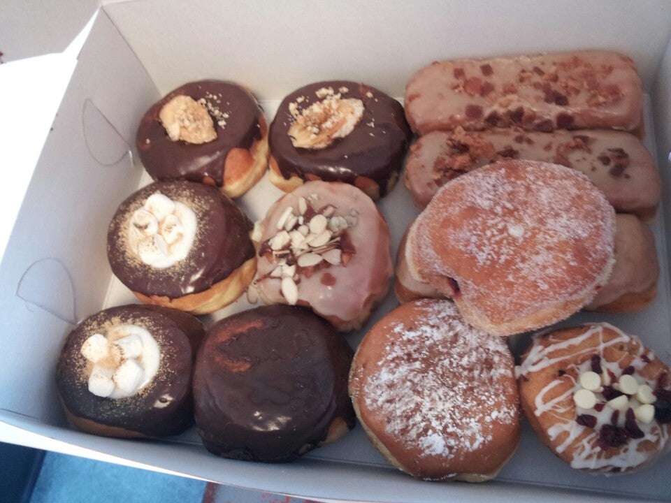 Pink Box Doughnuts at 7531 W Lake Mead Blvd (at Buffalo Dr) Las Vegas, NV