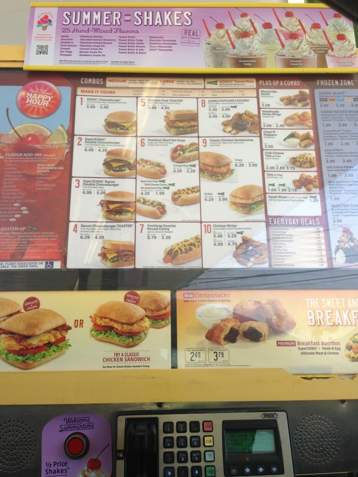 Sonic Drive In Chattanooga Pa Reviews On Winnie Kids