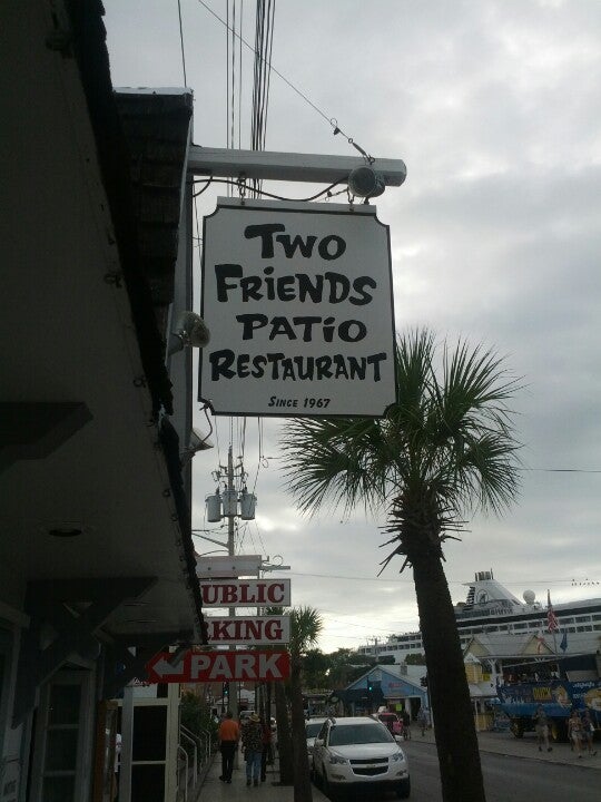 Two Friends Patio Restaurant In Key West Pa Reviews On Winnie Changing