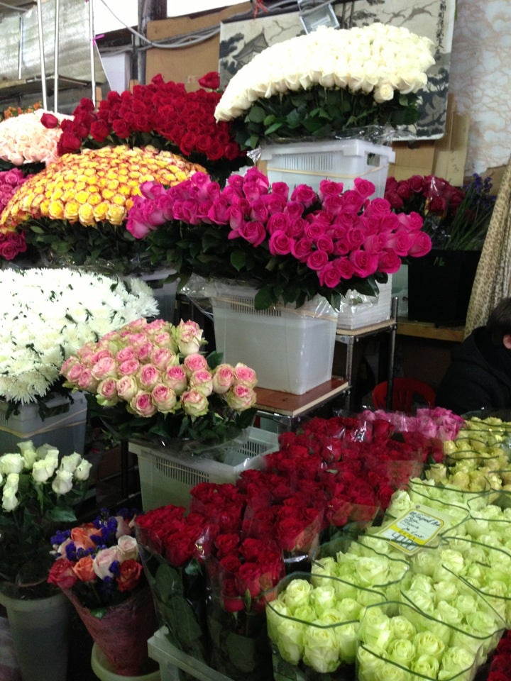 Рижский рынок цветов