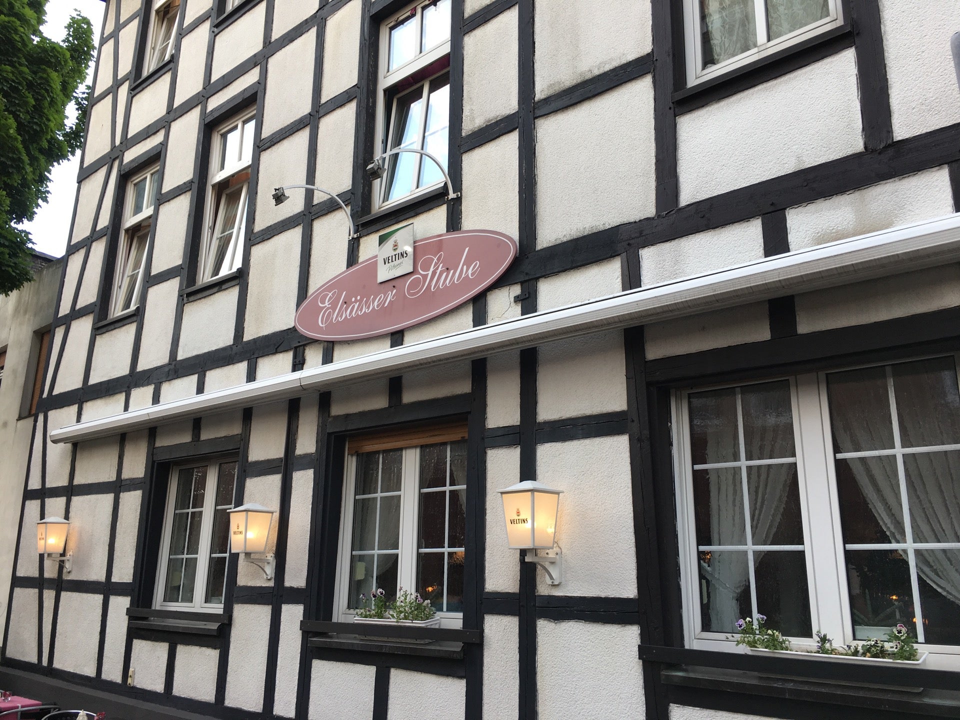 Speisekarte von Elsässer Stube in Herne mit Preisen
