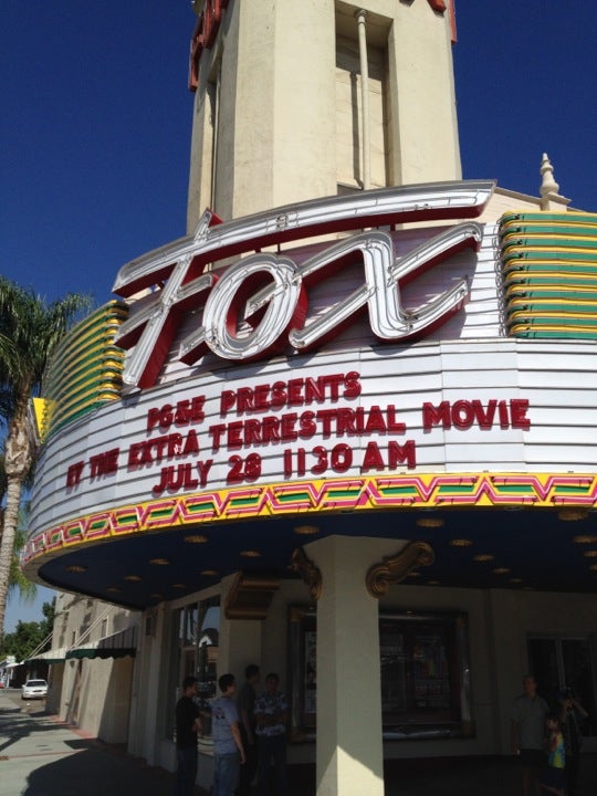 Bakersfield Fox Theater Seating Chart