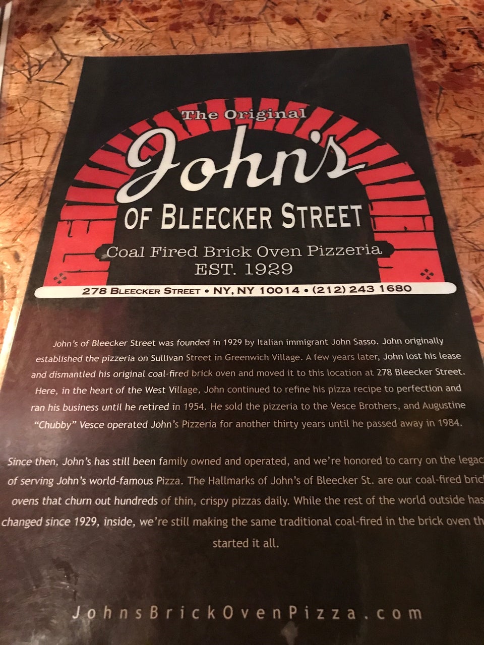 Photo of John's of Bleecker Street