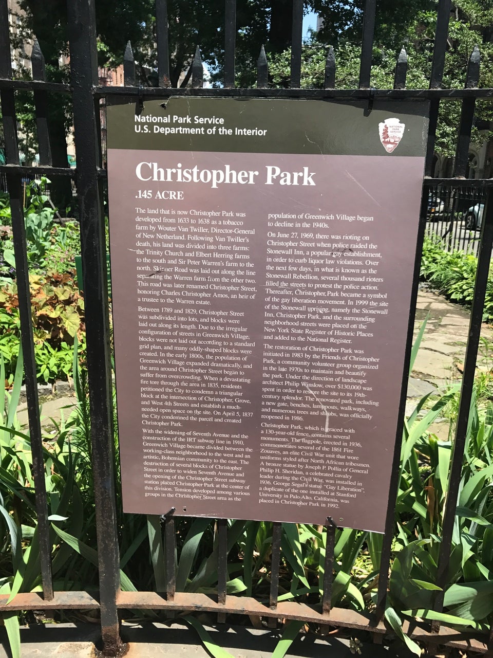 Photo of Christopher Park