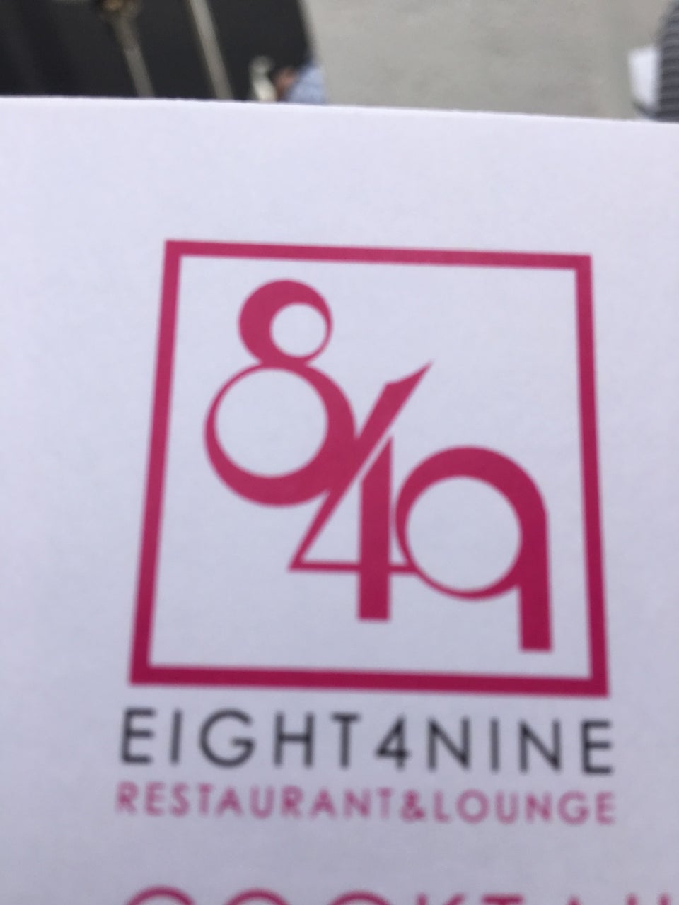 Photo of Eight4Nine Restaurant & Lounge